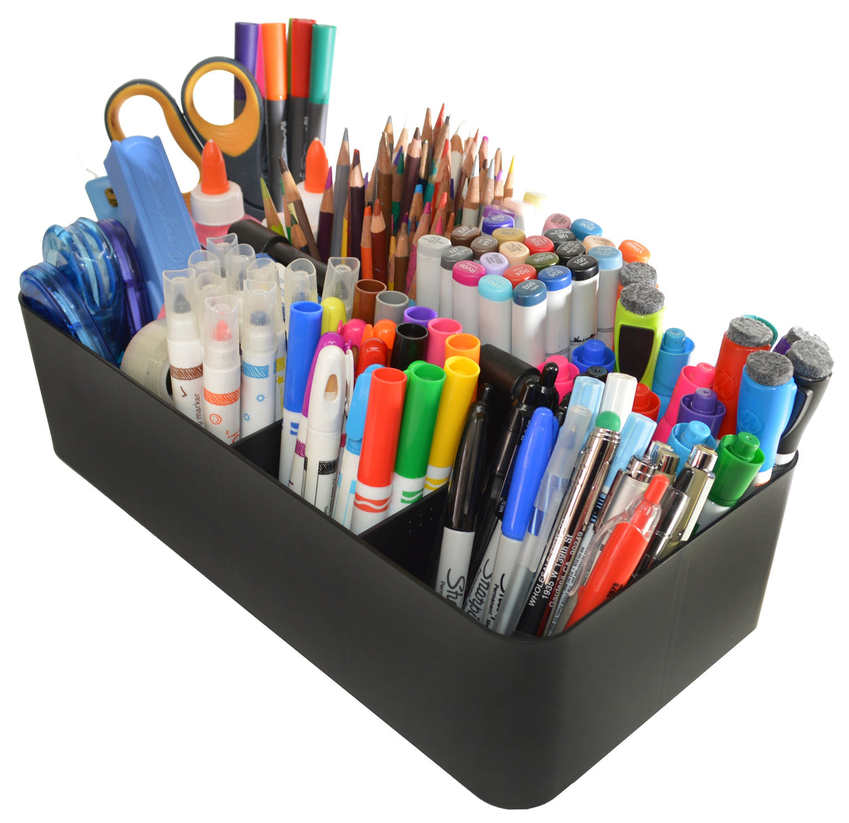 Enjoy Organizer - 2 PACK Plastic Portable Caddy DIY 8 Compartment Made In USA